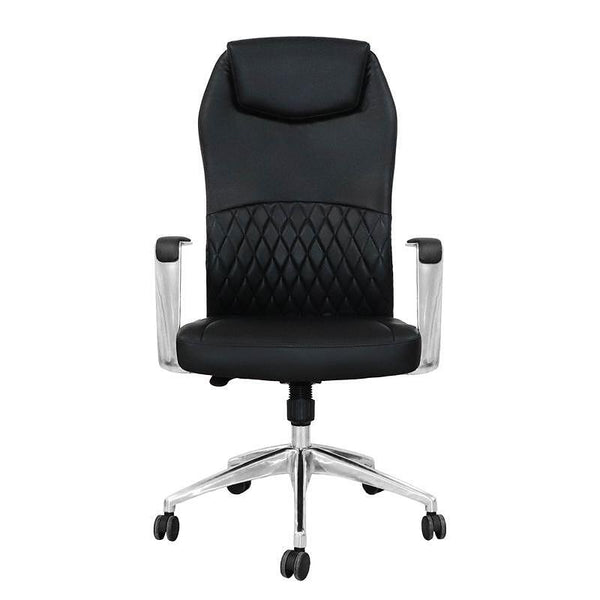 Директорски стол CRONO HB, екокожа, до 150 kg, черен