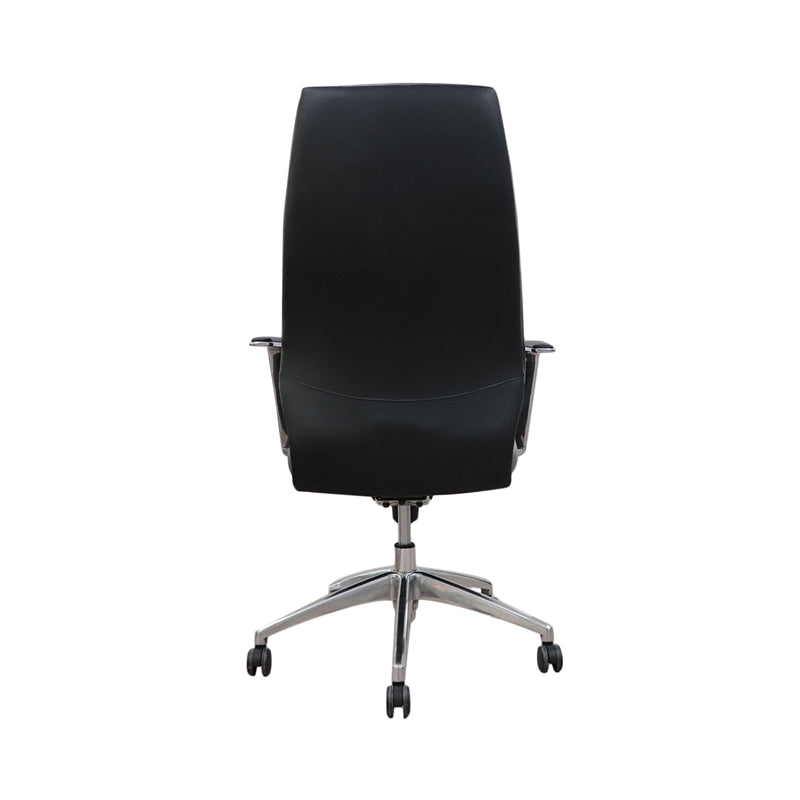 Директорски стол VINCI HB, екокожа, до 150 kg, черен