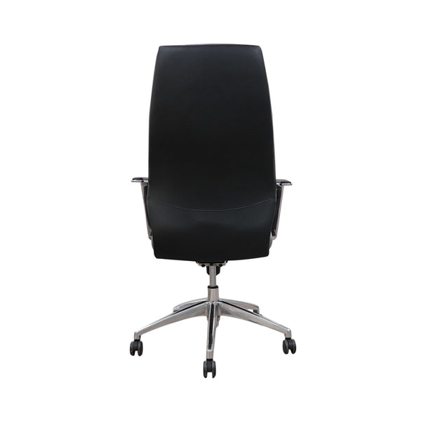 Директорски стол VINCI HB, екокожа, до 150 kg, черен