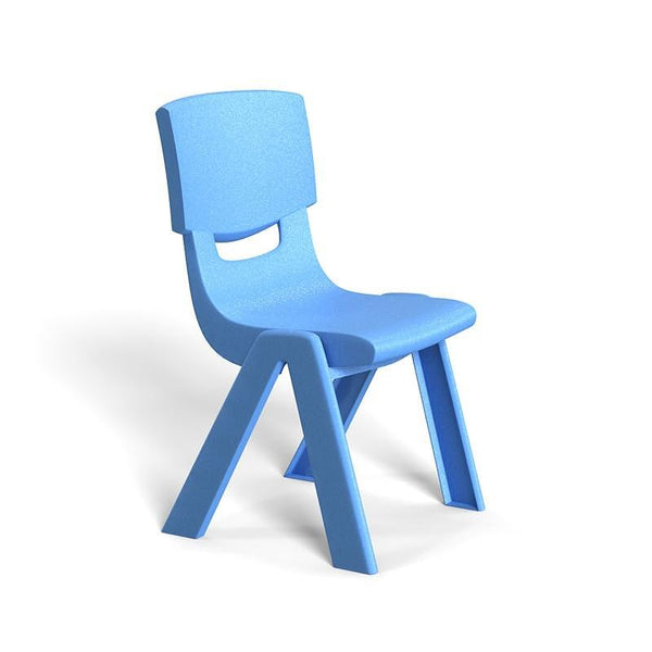 Детски стол Chico, пластмасов, с облегалка, 41 х 35 х 62 cm, син