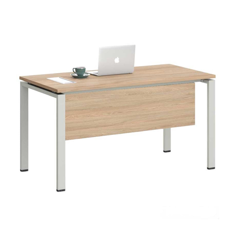 Бюро Monaco, 1400 х 700 х 750 mm, ПДЧ 25 mm, плот бряст, бели метални крака