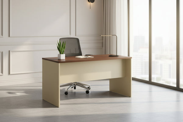 Бюро Elmaz RB103V, 1400 x 700 x 740 mm, австралийски дъб и сиво