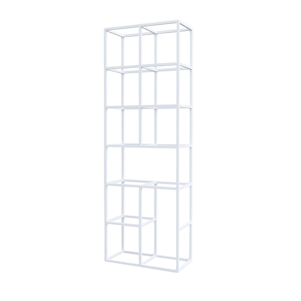 Стелаж Boxi S, метален, 720 х 370 х 2120 mm, бял