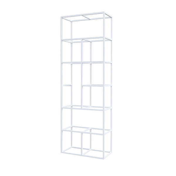 Стелаж Boxi M, метален, 720 х 370 х 2120 mm, бял