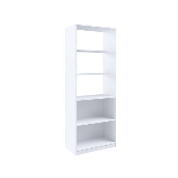 Стелаж Libra 1, с 5 рафта, 766 х 400 х 1993 mm, ПДЧ, бял