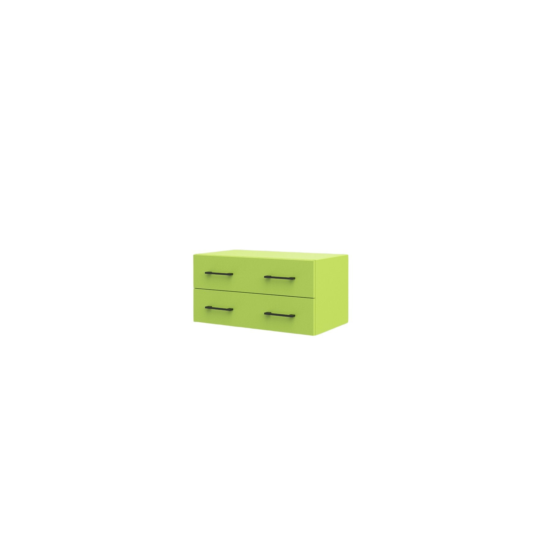 Шкаф Libra 7, 730 х 382 х 365 mm, с чекмеджета, ПДЧ, зелен