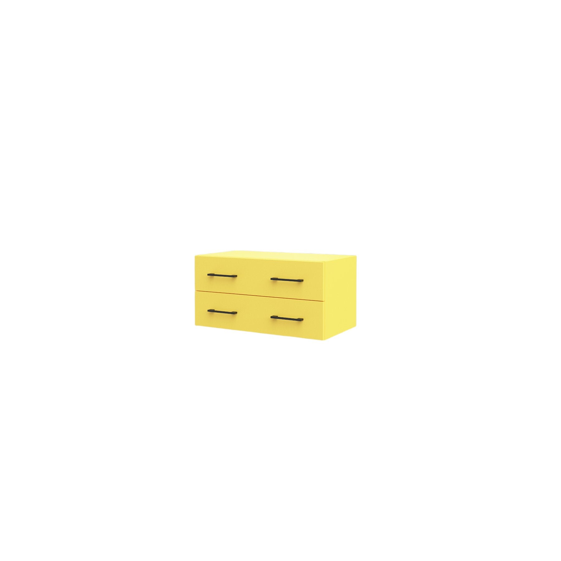 Шкаф Libra 7, 730 х 382 х 365 mm, с чекмеджета, ПДЧ, жълт
