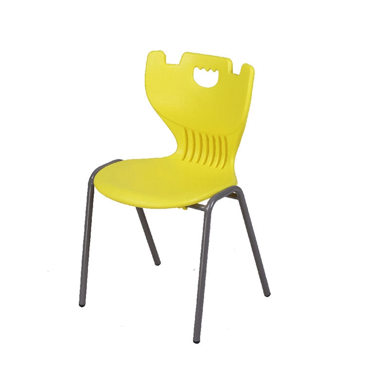 Ученически стол Cute, от VIII до XII клас, 430 х 425 х 460 mm, полипропилен, жълт
