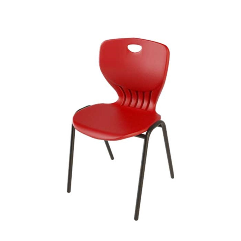 Ученически стол Maxima A, от V до VIII клас, рамка графит, 43 х 45 х 43 cm, до 120 kg, пурпурночервен