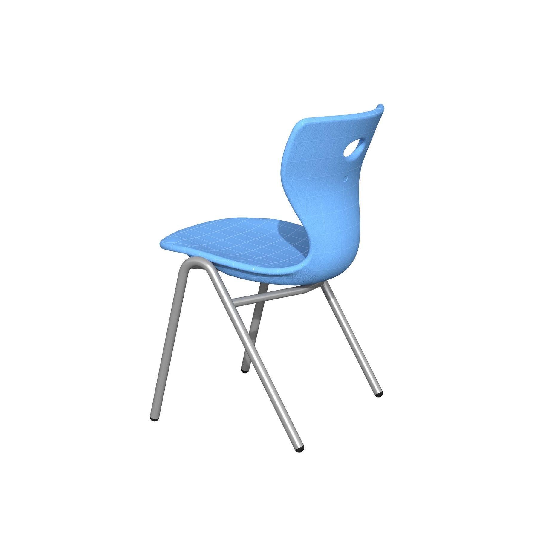 Ученически стол Maxima X, 36 х 38 х 38 cm, полипропилен, до 120 kg, небесносин