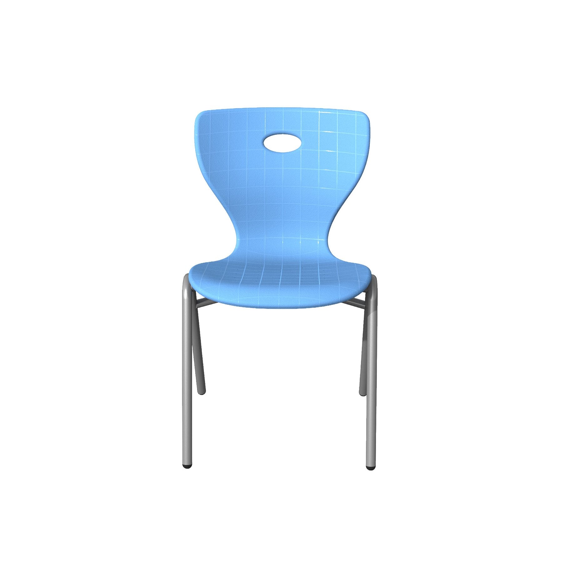 Ученически стол Maxima X, 36 х 38 х 38 cm, полипропилен, до 120 kg, небесносин