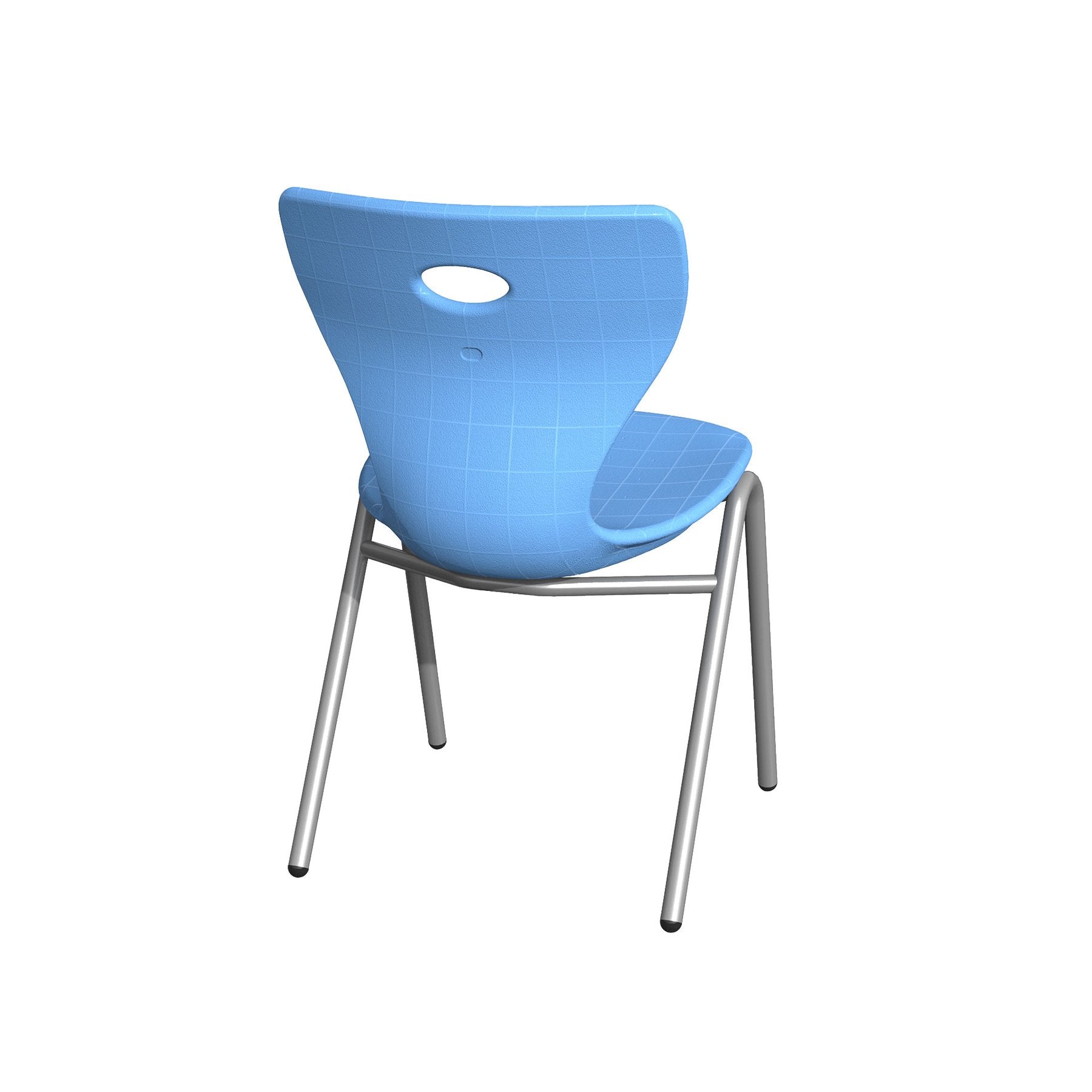 Ученически стол Maxima X, 36 х 38 х 38 cm, полипропилен, до 120 kg, небесносин