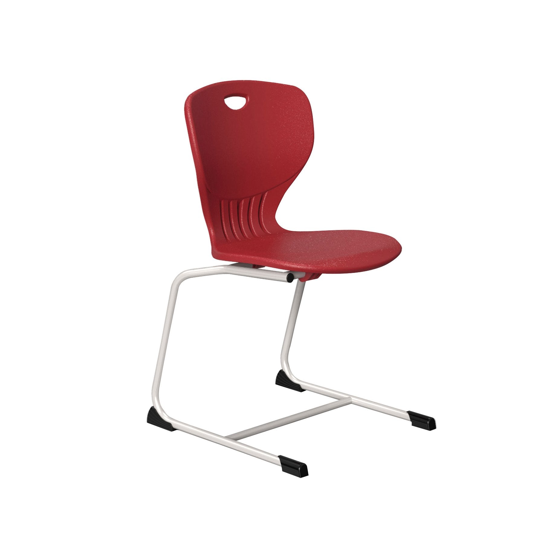 Ученически стол Maxima C, от V до VIII клас, 43 х 45 х 43 cm, до 120 kg, пурпурночервен