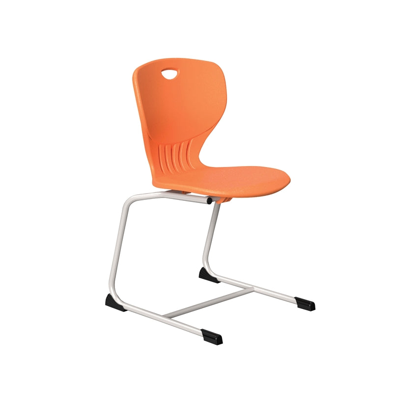 Ученически стол Maxima C, от VIII до XII клас, 43 х 45 х 46 cm, до 120 kg, мандарина