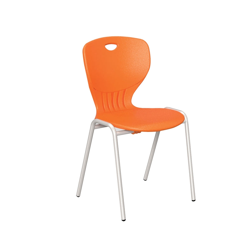 Ученически стол Maxima A, от I до V клас, 36 х 38 х 38 cm, до 120 kg, мандарина