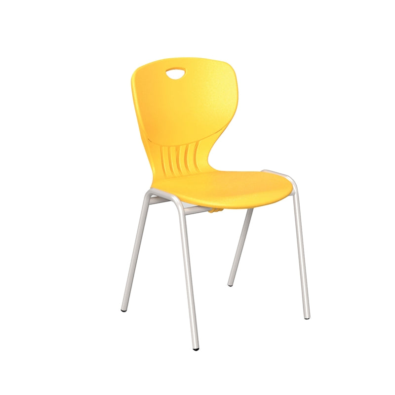 Ученически стол Maxima A, от I до V клас, 36 х 38 х 38 cm, до 120 kg, жълт