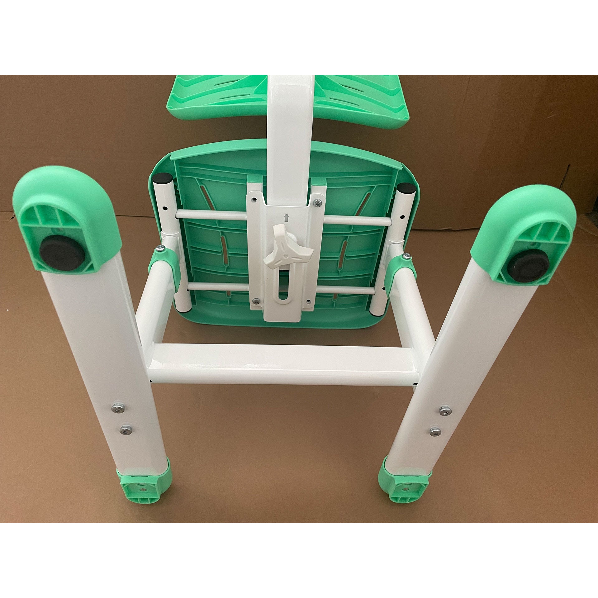 Ергономичен чин и стол Ergo Tech 403X, ученически, MDF плот, метални крака, зелен