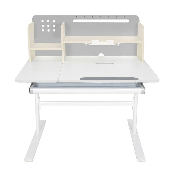 Бюро с регулируема височина Ergo Light 1003A, MDF плот, метални крака, сиво