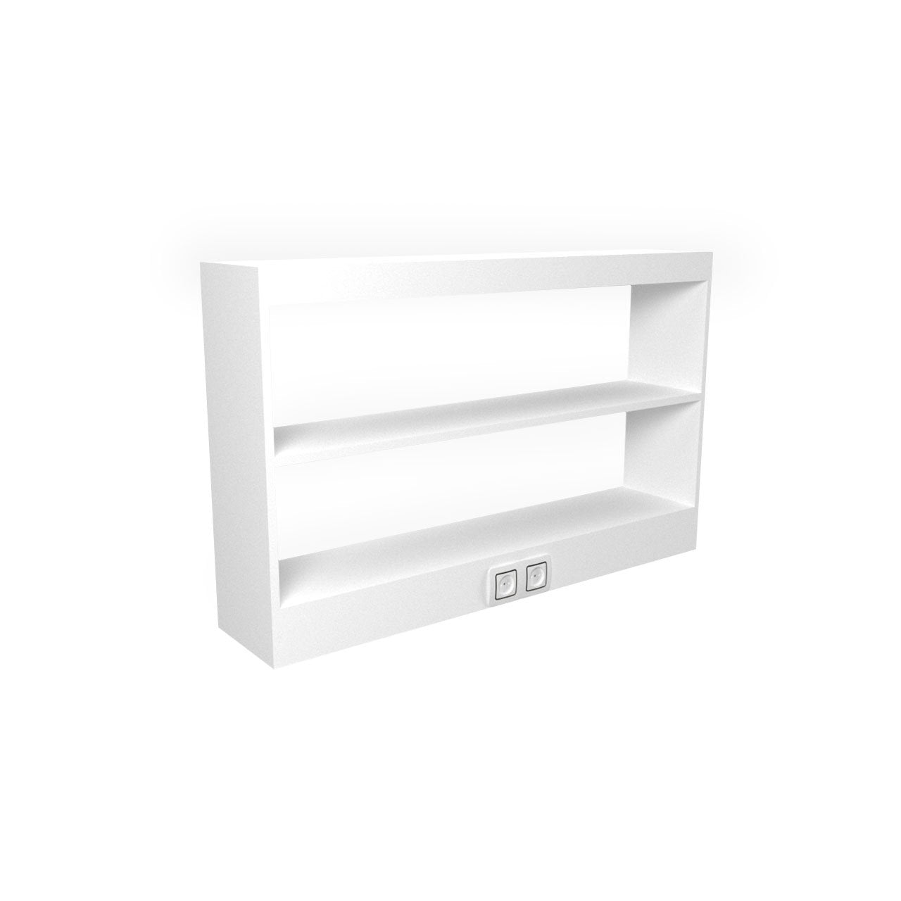 Надстройка-етажерка Labo, 1200 х 250 х 750 mm, ПДЧ, с контакт