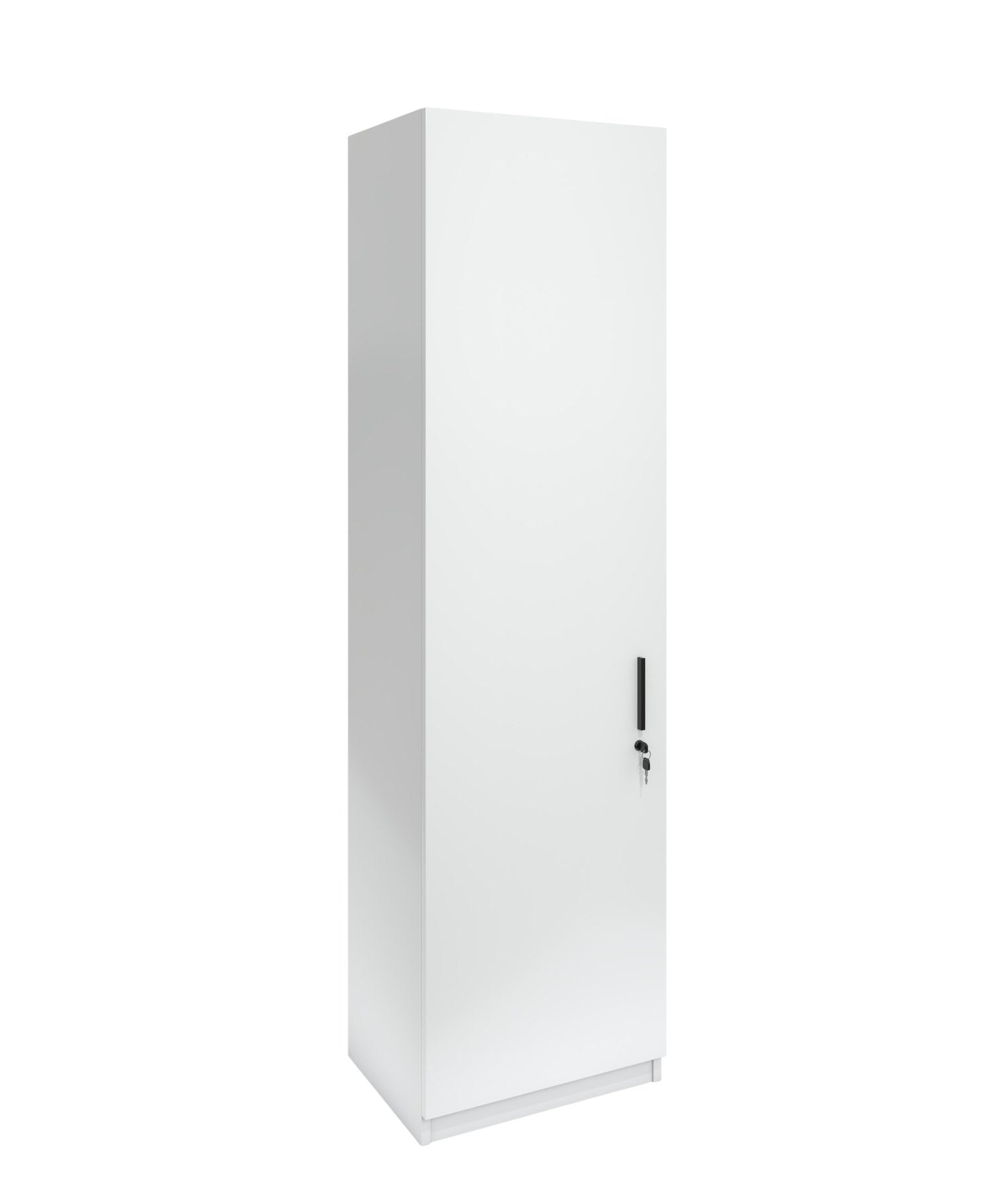Гардероб Monaco, единичен, 550 х 400 х 2000 mm, ПДЧ 18 mm, бял