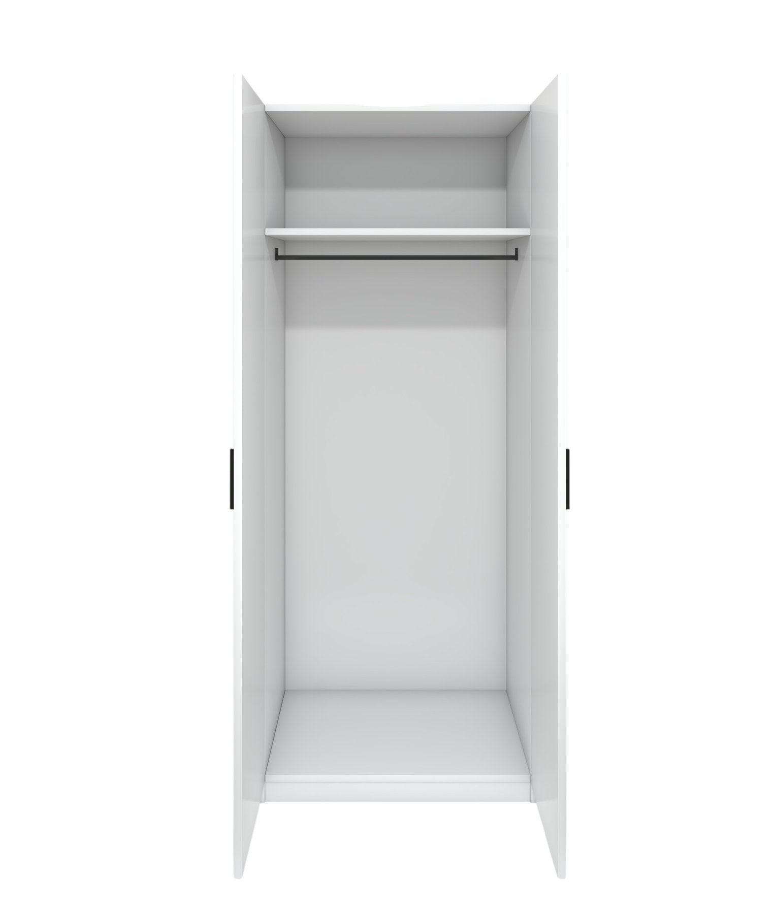Гардероб Monaco, двоен, 800 х 550 х 2000 mm, ПДЧ 18 mm, бял
