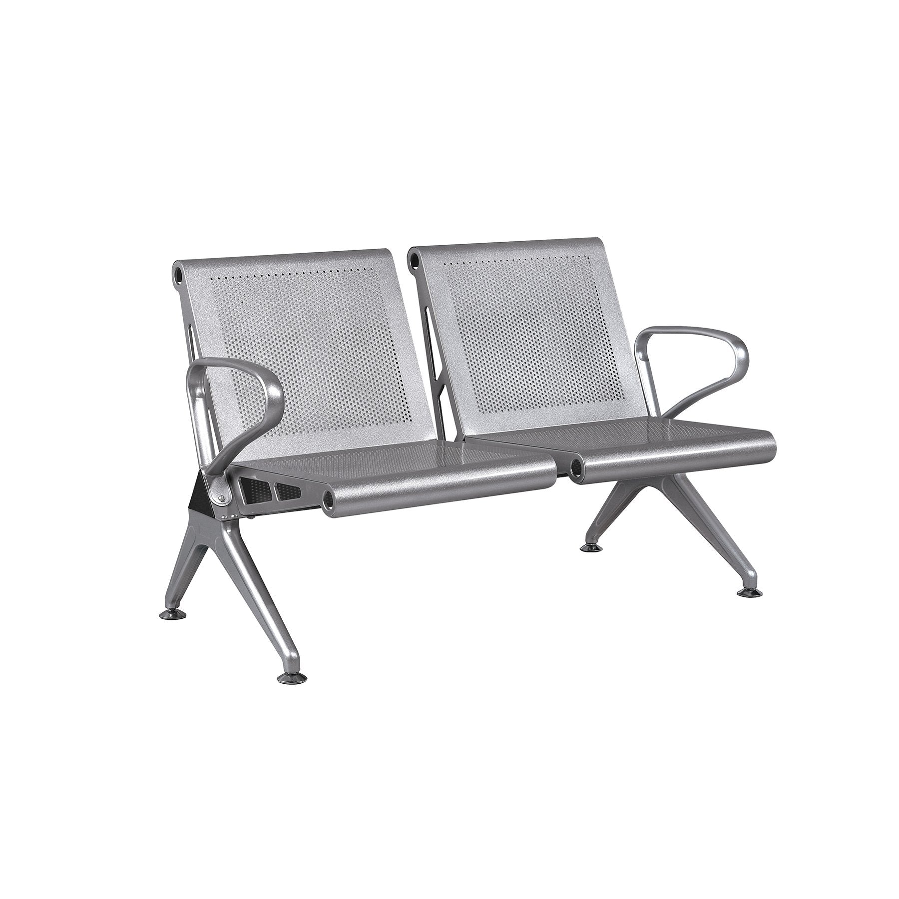 Посетителска пейка Дъблин, с 2 места, метална, 1180 х 640 х 760 mm