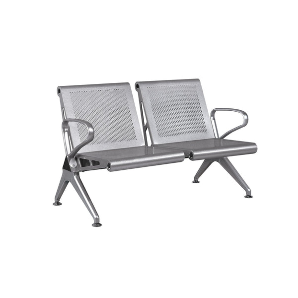 Посетителска пейка Дъблин, с 2 места, метална, 1180 х 640 х 760 mm