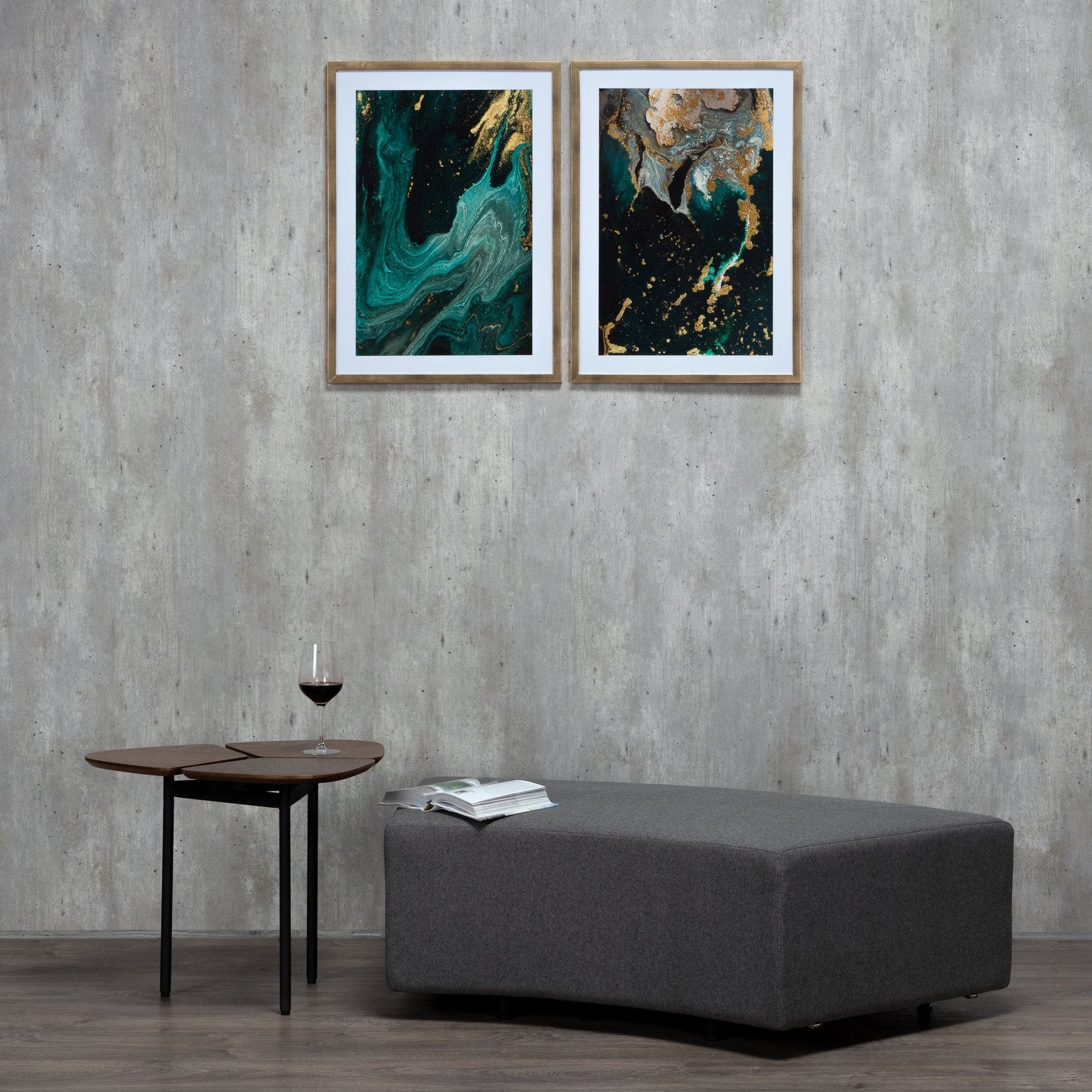 Табуретка Zara, дамаска, 1390-870 х 670 х 410 mm, сива