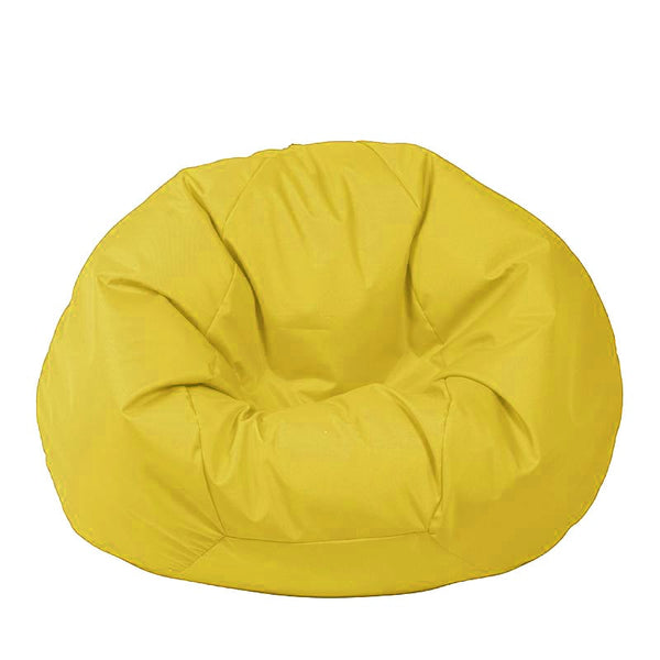 Пуф за деца Ябълка, промазка, 220 L, жълт