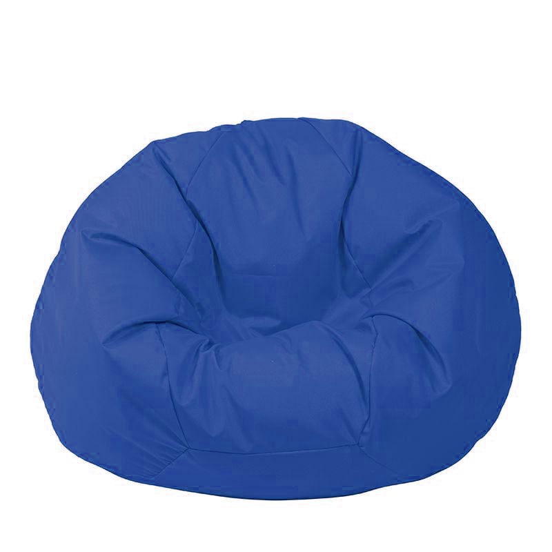 Пуф за деца Ябълка, промазка, 220 L, светлосин