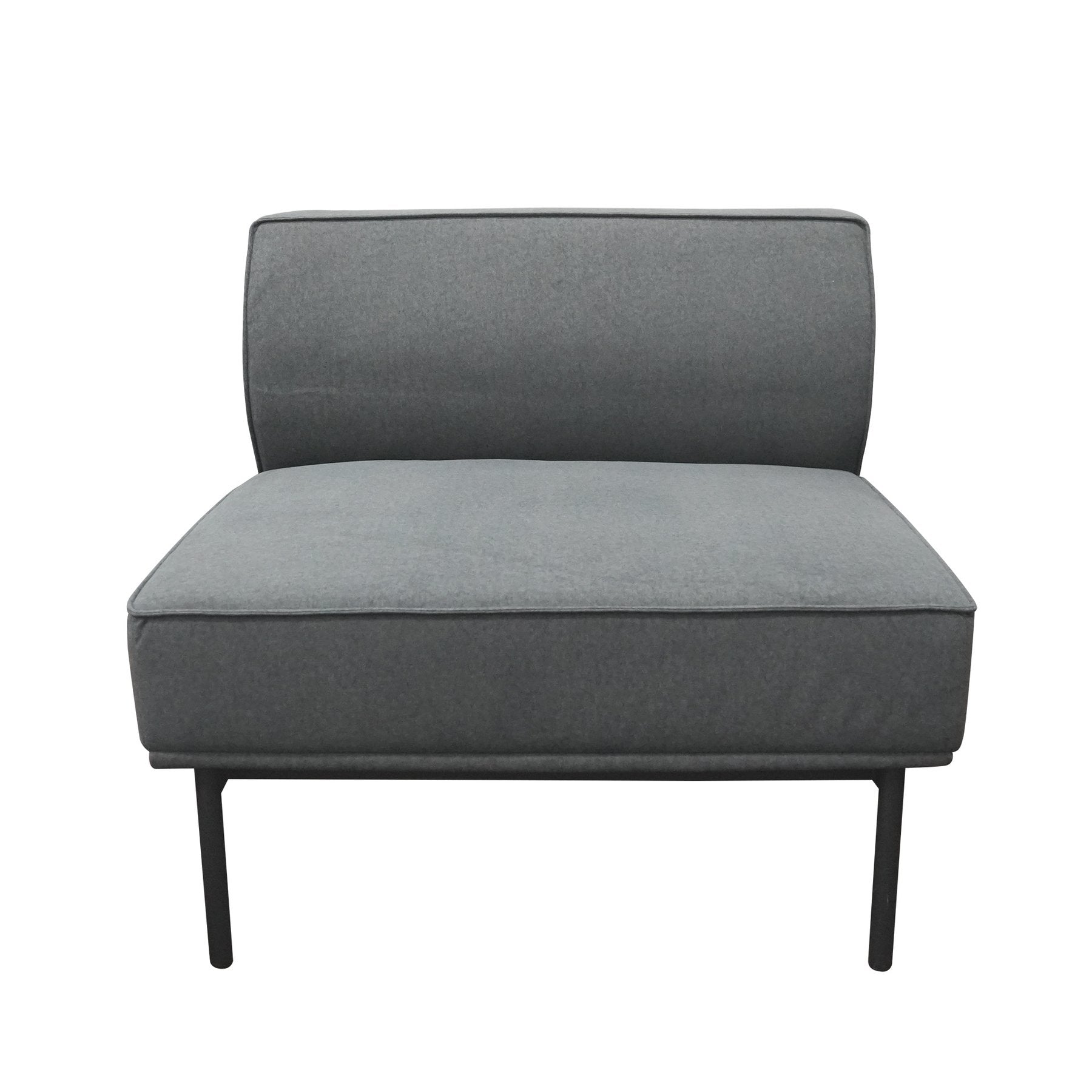 Модул Klark, прав, текстил, 800 х 800 х 720 mm, сив