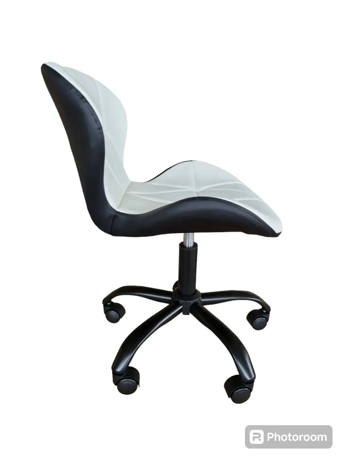 Офис стол Мелина черно/бял