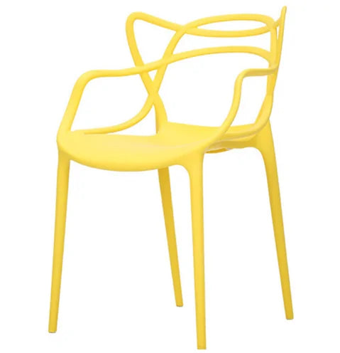 Трапезен стол Виена 15 цвята жълт полипропилен